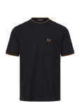 Fred Perry - Pocket Detail Pique T-Shirt - L&uuml;hikeste varrukatega - L