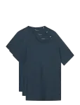Knowledge Cotton Apparel - 3-Pack T-Shirt - L&uuml;hikeste varrukatega - XXL
