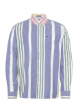 Tommy Jeans - Tjm Oxford Fun Stripe Shirt Ext - Oxfordi s&auml;rgid - L