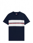 Tommy Jeans - Tjm Reg Tape Tee - L&uuml;hikeste varrukatega - XS
