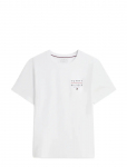 Tommy Hilfiger - Brand Love Left Chest Rwb Tee - L&uuml;hikeste varrukatega - XL