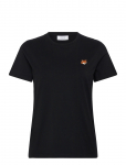 Maison Kitsune - Fox Head Regular Tee-Shirt - L&uuml;hikeste varrukatega - S