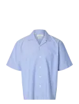 Selected - Slhrlxoxford Ss Shirt Resort - Oxfordi s&auml;rgid - S