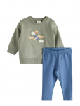 Lindex - Set With Sweatshirt And Leggings - Komplektid pikkade varrukatega T-s&auml;rgiga - 104