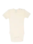 Smallstuff - Body Ss, Off. White Melange Drop Needle, Merino Wool - L&uuml;hikeste varrukatega - 80