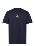 Diesel - T-Just -Small-New D Logo Maglietta - L&uuml;hikeste varrukatega - XXL