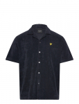 Lyle & Scott - Honeycomb Towelling Resort Shirt - L&uuml;hikeste varrukatega s&auml;rgid - XXL