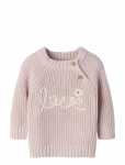 Lil'Atelier - Nbfemlen Emb Ls Knit Lil - Pulloverid - 80