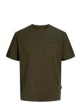Jack & Jones - Jjedover Slub Tee Ss Noos - L&uuml;hikeste varrukatega - XXL