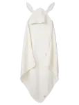 Teddykompaniet - Badcape, Bambu, Kanin, Creme - Lapid - 7575 CM