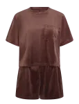 Hunkem&ouml;ller - Pj Ss Velours Pocket - Pidžaamad (komplektid) - M