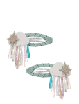Mimi & Lula - 2 Clic Clacs - Large Rainy Cloud - Juukseklambrid - ONE SIZE