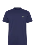 Fred Perry - Ringer T-Shirt - L&uuml;hikeste varrukatega - S