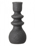 Bloomingville - Emie Lysestage, Sort, Stent&oslash;j - Candlesticks & Tealight Holders - ONE SIZE