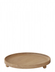 OYOY Living Design - Inka Wood Tray Round - Kandikud - &Oslash; 30 CM