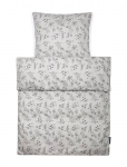 Smallstuff - Bedding Grey Flower Garden, Baby - Voodipesukomplektid - 23X 18X 1.5CM