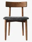 Muubs - Dining Chair Tetra Brown/Granite - Toolid - H:78CM L:50CM B:50CM
