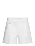 Lauren Ralph Lauren - Pleated Double-Faced Cotton Short - Vabaaja l&uuml;hikesed p&uuml;ksid - 42