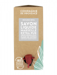 La Compagnie De Provence - Liquid Marseille Soap Refill Cotton Flower 3 L - Hand Wash Refill - 3000 ml