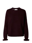 Selected - Slflulu Ls Knit Frill Cuff O-Neck Noos - Džemprid - L