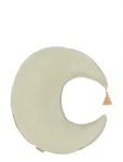 NOBODINOZ - Moon Cushion In Washed French Linen L1N0 - Padjad - ONE SIZE