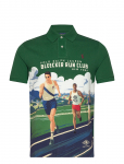Polo Ralph Lauren - Custom Slim Fit Print Mesh Polo Shirt - L&uuml;hikeste varrukatega - S