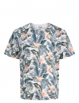 Jack & Jones - Jjebryan Aop Tee S/S O-Neck Sn - L&uuml;hikeste varrukatega - S