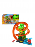 Hot Wheels - City T-Rex Blaze Battle Playset & 1:64 Scale Die-Cast Car, Dinosaur Nemesis - M&auml;ngukomplektid - ONE SIZE