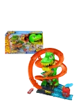 Hot Wheels - City T-Rex Blaze Battle Playset & 1:64 Scale Die-Cast Car, Dinosaur Nemesis - M&auml;ngukomplektid - ONE SIZE