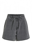 Vila - Vikiki Hw Belt Denim Shorts Dgd - Kroogitud v&ouml;&ouml;kohaga l&uuml;hikesed p&uuml;ksid - 34