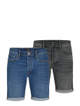 Jack & Jones - Jjirick Jjorg Shorts Sq 349/223 2Pk Mp - L&uuml;hikesed teksap&uuml;ksid - L