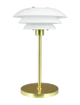 Dyberg Larsen - Dl20 Led Opal Brass Table Lamp Rechargeable - Laualambid - 30X20X20
