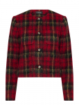 Lauren Ralph Lauren - Plaid Mohair Cropped Jacket - Villased jakid - 46