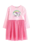 Lindex - Dress Mesh Hello Kitty - Pikkade varrukatega vabaajakleidid - 92