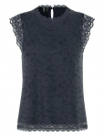 Pieces - Pcolline Sl Lace Top Wvn Noos - Varrukateta - XS