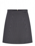 Jumperfabriken - Madeleine Houndstooth Skirt - L&uuml;hikesed seelikud - L