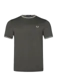 Fred Perry - Twin Tipped T-Shirt - L&uuml;hikeste varrukatega - XXL