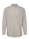 Garment Project - Relaxed Ls Button Down Shirt - Bone - Vabaaja s&auml;rgid - XL