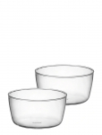 Dorre - Seria Serving Bowls 2-Pack Glass &Oslash;10*5 Cm - Serveerimiskausid - &Oslash;10