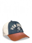 Von Dutch - Embroidery Baseball Cap White/Blue/Brown Von Dutch - Nokam&uuml;tsid - ONE SIZE