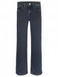 Calvin Klein - Hr Wide Leg Blue Black Rgd Denim - Laiad teksad - 128