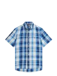 Tommy Hilfiger - Linen Blend Check Plaid S/S - L&uuml;hikeste varrukatega s&auml;rgid - M