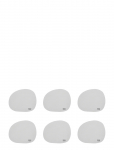 Aida - Raw Silicone - Soft Surface Coaster - Light Grey - Joogialused - ONE SIZE