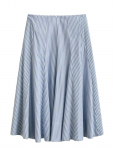 GANT - Stripe Ctn Panel Midi Skirt - P&otilde;lveni ja midiseelikud - 44