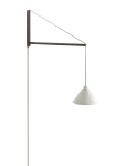 MOEBE - Suspended Wall Lamp, Smoked Oak, White (Fsc 100 %) - Seinalambid - 70X 19X 65