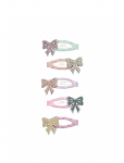 Mimi & Lula - 5 Clic Clacs - Mini Sparkle Bow My Little Unicorn - Juukseklambrid - ONE SIZE