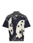 Scotch & Soda - Printed Lyocell Relaxedfit Shortsleeved Shirt - Vabaaja s&auml;rgid - M