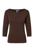 Pieces - Pcphoebe 3/4 Boatneck Top Jrs Noos Bc - Pikkade varrukatega - L
