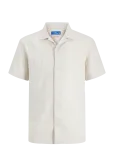 Jack & Jones - Jprblusummer Lin. Blen Dobby Ss Shirt Sn - Vabaaja s&auml;rgid - L