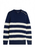 Tommy Hilfiger - Dc Breton Stripe Sweater - &Uuml;mara kaelusega - XXL